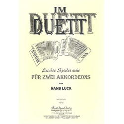 Im Duett Band 1 : Leichte Spielstücke - Hans Luck
