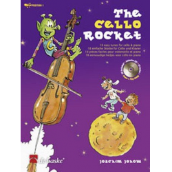 The Cello Rocket (+CD) : for cello and piano - Joachim Johow