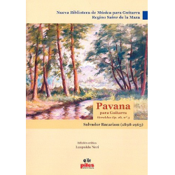 Pavana op.2b,3 : para guitarra - Salvador Bacarisse