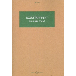Funeral Song op.5 : - Igor Strawinsky