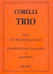 Trio d minor op.3,5 : for 2 flutes (violins) - Arcangelo Corelli