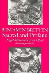 Sacred and Profane op.91 : - Benjamin Britten