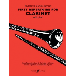 First Repertoire : for clarinet and piano - Paul Harris
