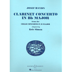 Konzert B-Dur für Klarinette und Orchester : -Franz Joseph Haydn