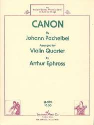 Canon : for 4 violins - Johann Pachelbel