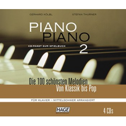 Piano Piano Band 2 (mittelschwer) : 4 CD's - Carl Friedrich Abel