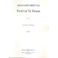 Festival Te Deum op.32 : für - Benjamin Britten
