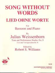 Song without Words : for bassoon - Julius Weissenborn