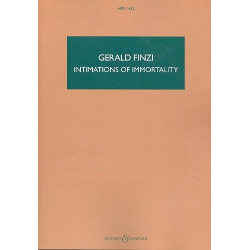 Intimations of Immortality op.29 : for tenor, - Gerald Finzi