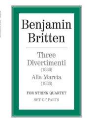 3 Divertimenti  (1936)  and Alla Marcia (1933) : - Benjamin Britten
