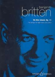 On this Island op.11 : 5 songs for - Benjamin Britten