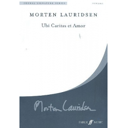 Ubi caritas et amor : for mixed chorus - Morten Lauridsen
