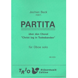 Partita über den Choral Christ lag in - Jochen Beck