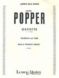 Gavotte in d Minor : for violoncello and piano - David Popper