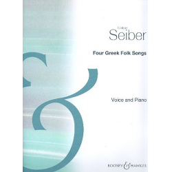 4 Greek Folksongs : for high voice and - Matyas Seiber