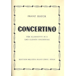 Concertino für Klarinette und - Franz Hauck