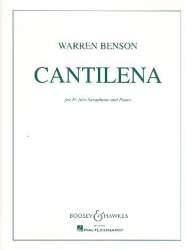 Cantilena : for alto saxophone and - Warren Benson