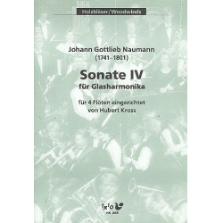 Sonate Nr.4 für Glasharmonika : - Johann Gottlieb Naumann