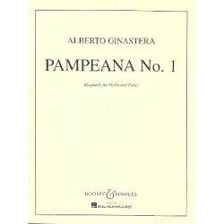 Pampeana no.1 op.16 : for violin -Alberto Ginastera
