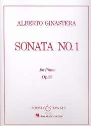 Sonata no.1 op.22 : for piano -Alberto Ginastera