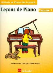 Méthode de piano Hal Leonard vol.3 - Lecons : - Barbara Kreader