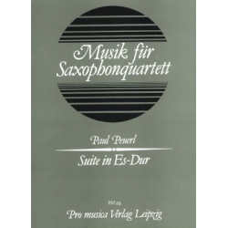 Suite Es-Dur : für 4 Saxophone (SATB) - Paul Peuerl