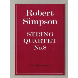 String Quartet No.8 (score) - Robert Simpson