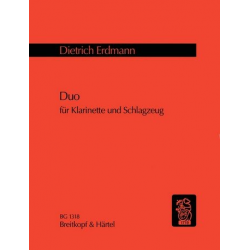 Duo : für Klarinette und Schlagzeug - Dietrich Erdmann