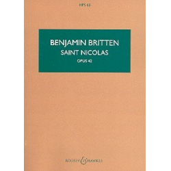 Saint Nicholas op.42 : für Tenor, - Benjamin Britten