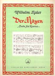 Der Mayen : Suite für Klavier - Wilhelm Maler