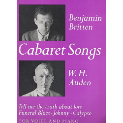 Cabaret Songs : for medium voice and - Benjamin Britten