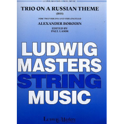 Trio On A Russian Theme : for 2 violins - Alexander Porfiryevich Borodin