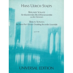 Berliner Sonate für 3 Blockflöten (SAB) -Hans Ulrich Staeps