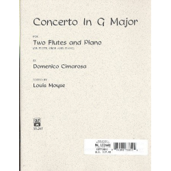 Concerto G major for 2 flutes -Domenico Cimarosa
