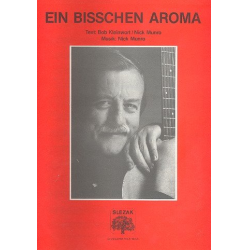 Ein bißchen Aroma : Einzelausgabe Gesang und Klavier - Klaus Munro