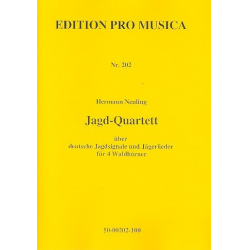 Jagd-Quartett über deutsche -Hermann Neuling