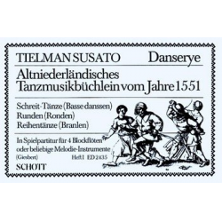 Danserye Band 1 : Schreittänze, - Tielman Susato