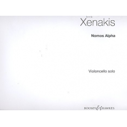 Nomos Alpha : for violoncello - Yannis Xenakis