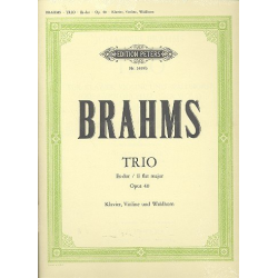 Trio in Es-dur Opus 40 -Johannes Brahms