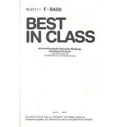 Best in Class Buch 1 - Deutsch - Tuba in F - Bruce Pearson