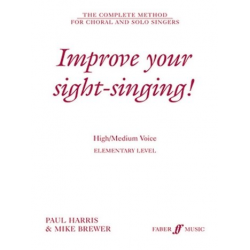 Improve your Sight-Singing - elementary Level : - Paul Harris