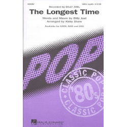 The longest Time : for mixed chorus (SATB) - Billy Joel
