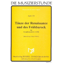 Tänze der Renaissance und des Frühbarock : -Carl Friedrich Abel