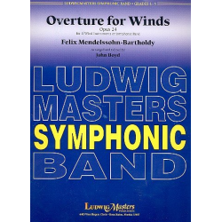Overture op.24 : for wind orchestra - Felix Mendelssohn-Bartholdy