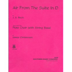 Air aus der Suite D-Dur : für 4 Flöten, - Johann Sebastian Bach