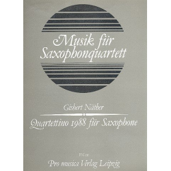Quartettino 1988 : für -Gisbert Näther