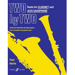 Two by Two - Clarinet and Alto Saxophone Duets - Paul Harris