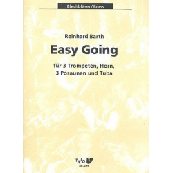 easy going : für 3 Trompeten, Horn, - Reinhard Barth