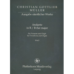 Andante B-Dur : für Posaune - Christian Gottlieb Müller