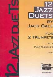 12 Jazz Etudes for 2 Trumpets (with Play-Along CD) - Jack Gale